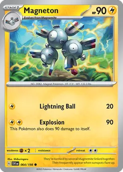 Magneton #64, Reverse Holo