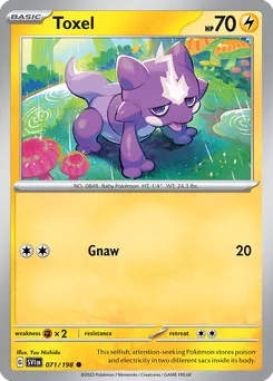Toxel #71, Reverse Holo