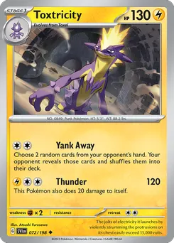 Toxtricity #72, Reverse Holo