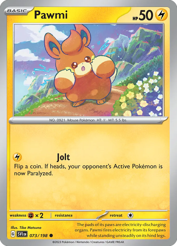 Pawmi #73, Scarlet & Violet Reverse Holo