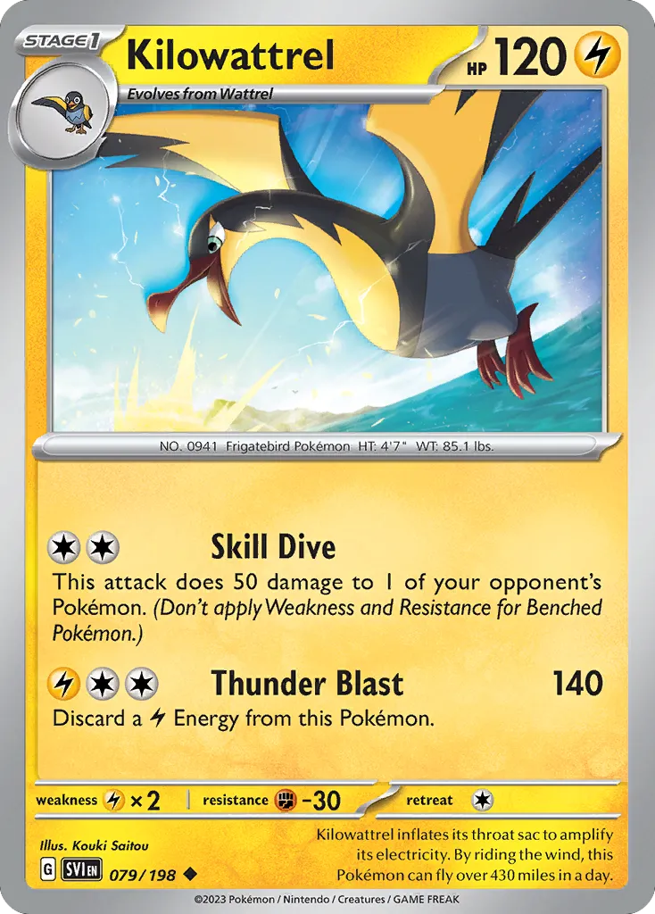 Kilowattrel #79, Scarlet & Violet