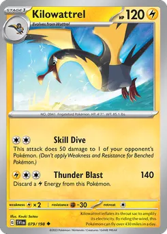 Kilowattrel #79, Reverse Holo