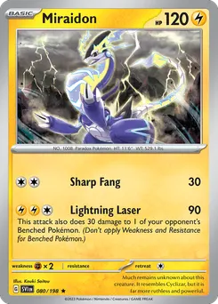 Miraidon #80, Reverse Holo