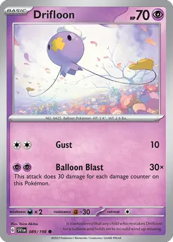 Drifloon #89, Reverse Holo