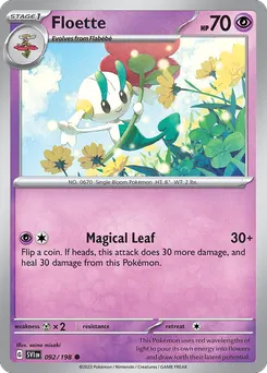 Floette #92, Reverse Holo