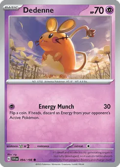 Dedenne #94, Reverse Holo