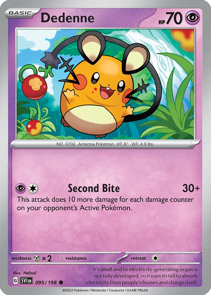 Dedenne #95, Scarlet & Violet