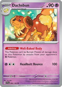 Dachsbun #99, Reverse Holo