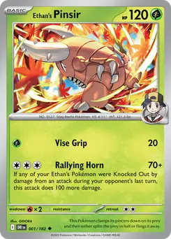 Ethan's Pinsir #1, Reverse Holo