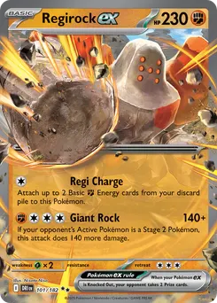 Regirock ex #101, Standard