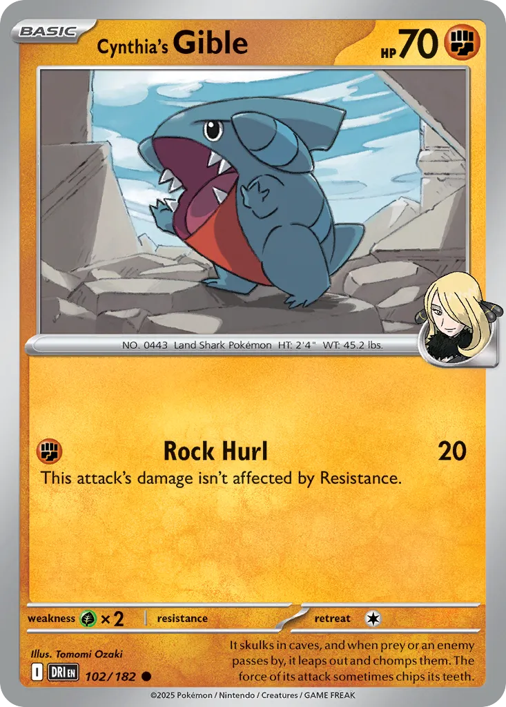 Cynthia's Gible #102, Destined Rivals