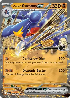 Cynthia's Garchomp ex #104, Standard