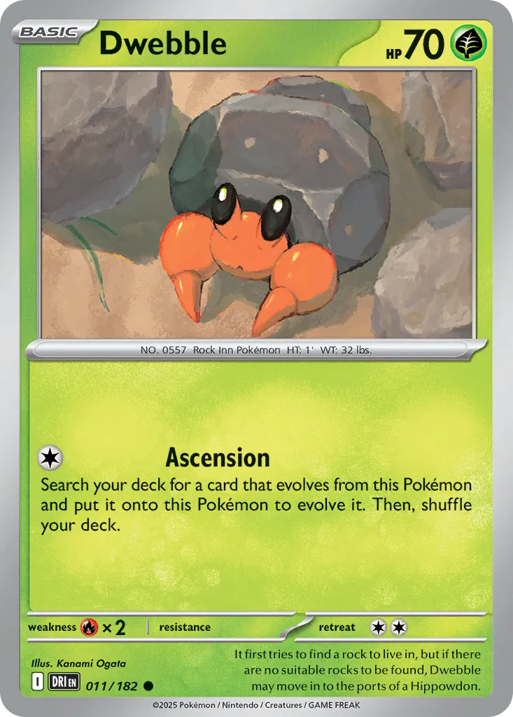 Dwebble #11, Destined Rivals