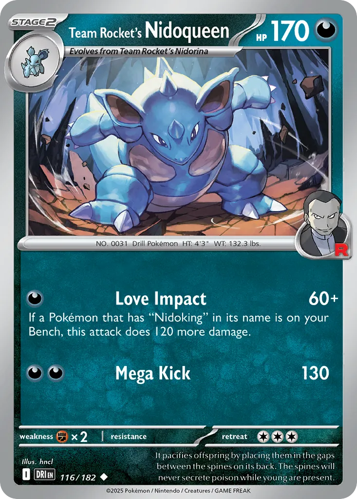 Team Rocket's Nidoqueen #116, Destined Rivals