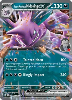 Team Rocket's Nidoking ex #119, Standard