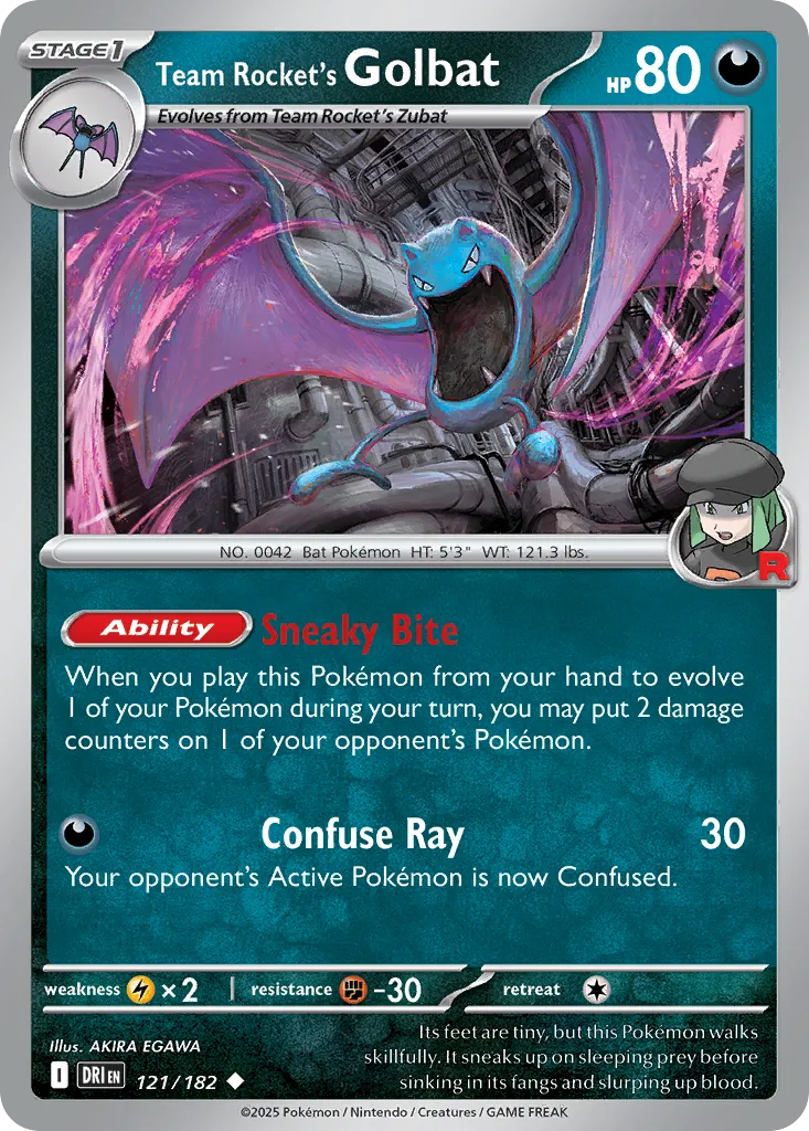 Team Rocket's Golbat #121, Destined Rivals