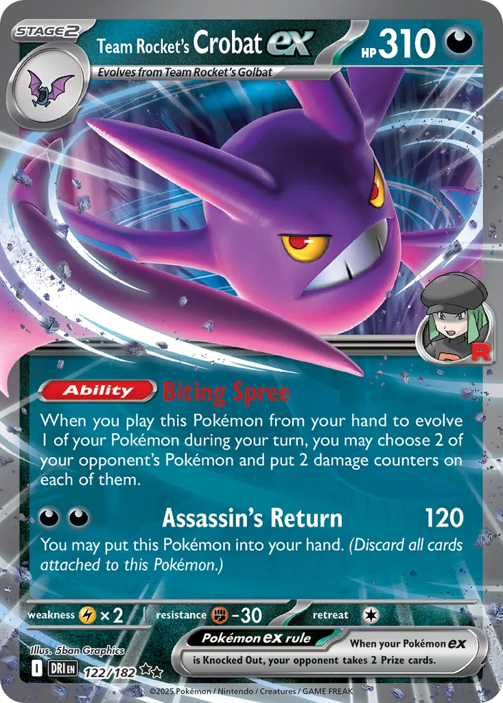 Team Rocket's Crobat ex #122, Destined Rivals