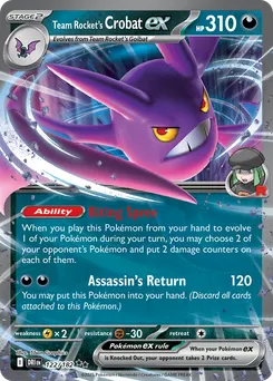 Team Rocket's Crobat ex #122, Standard