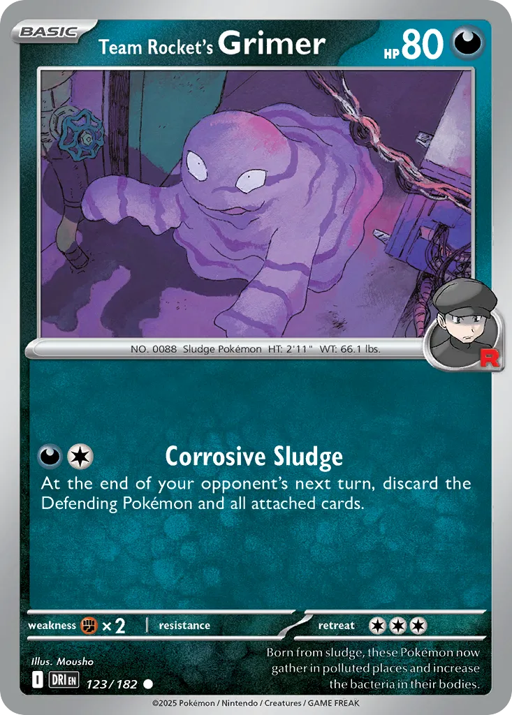 Team Rocket's Grimer #123, Destined Rivals