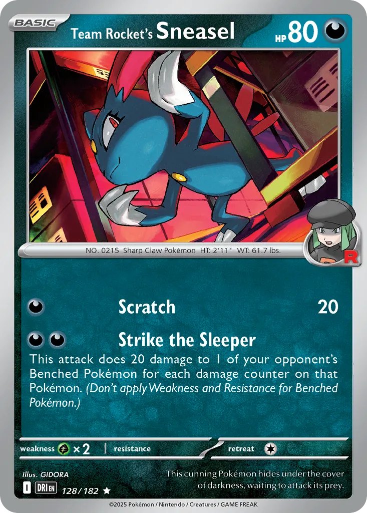 Team Rocket's Sneasel #128, Destined Rivals