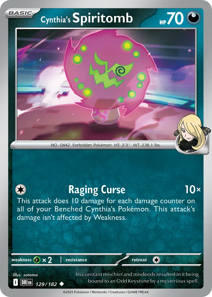 Cynthia's Spiritomb #129, Destined Rivals
