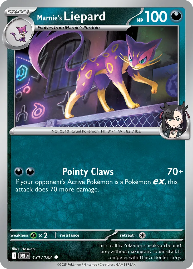 Marnie's Liepard #131, Destined Rivals