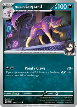 Marnie's Liepard #131, Reverse Holo