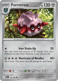 Forretress #140, Reverse Holo
