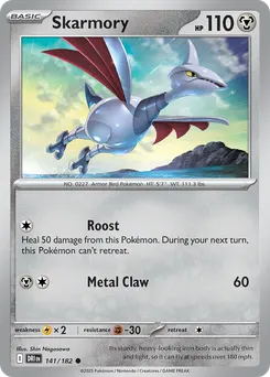 Skarmory #141, Reverse Holo