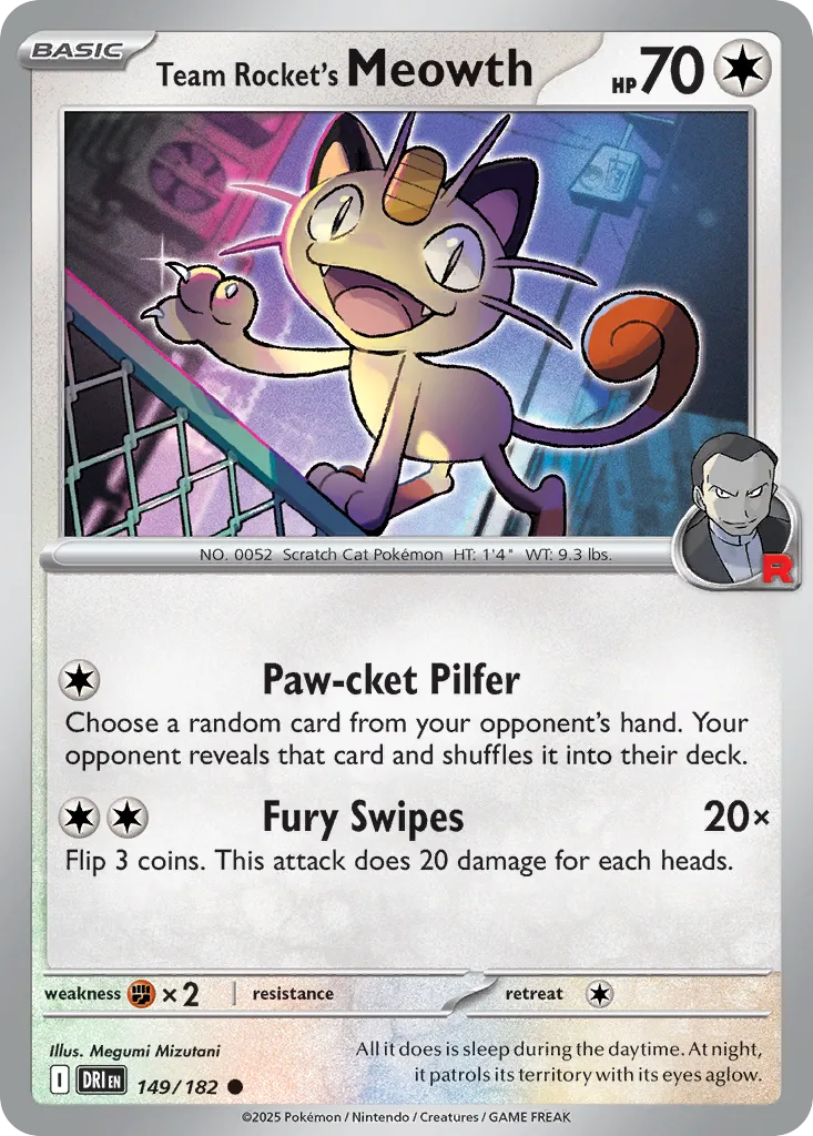 Team Rocket's Meowth #149, Destined Rivals