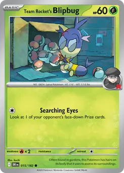 Team Rocket's Blipbug #15, Reverse Holo