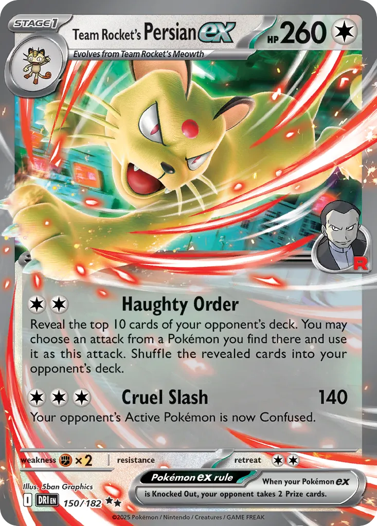 Team Rocket's Persian ex #150, Destined Rivals