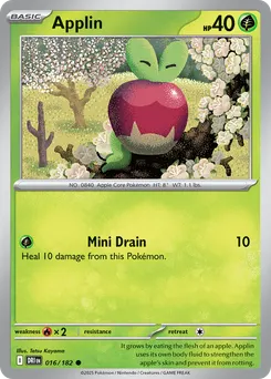 Applin #16, Reverse Holo