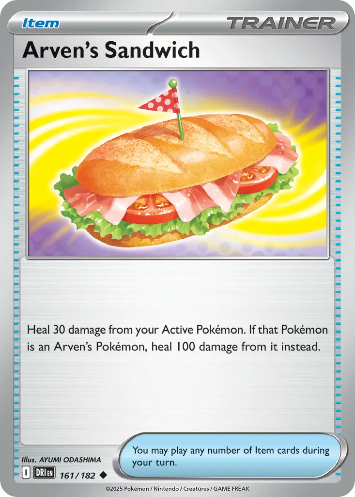 Arven's Sandwich #161, Destined Rivals Reverse Holo