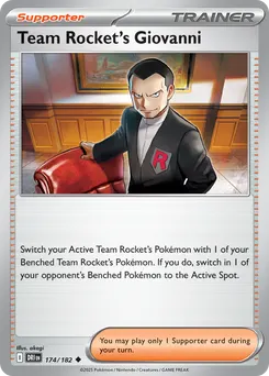 Team Rocket's Giovanni #174, Reverse Holo
