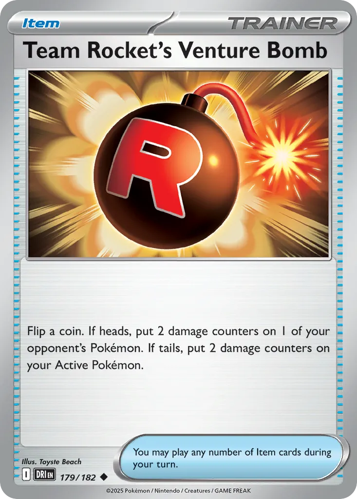 Team Rocket's Venture Bomb #179, Destined Rivals