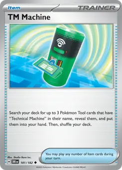 TM Machine #181, Reverse Holo