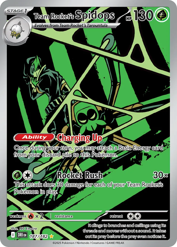 Team Rocket's Spidops #187, Destined Rivals
