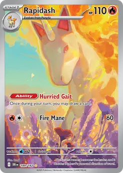 Rapidash #189, Standard