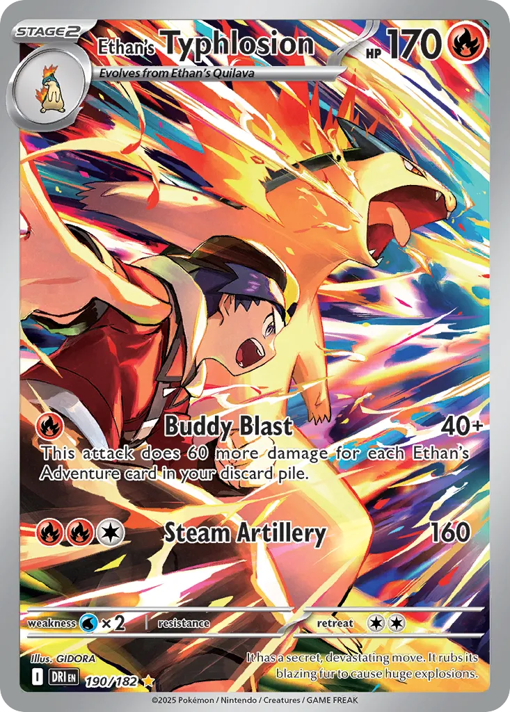 Ethan's Typhlosion #190, Destined Rivals