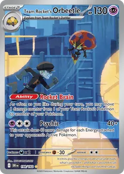 Team Rocket's Orbeetle #198, Standard