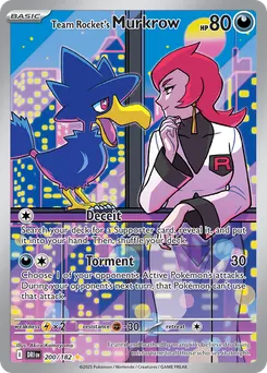 Team Rocket's Murkrow #200, Standard