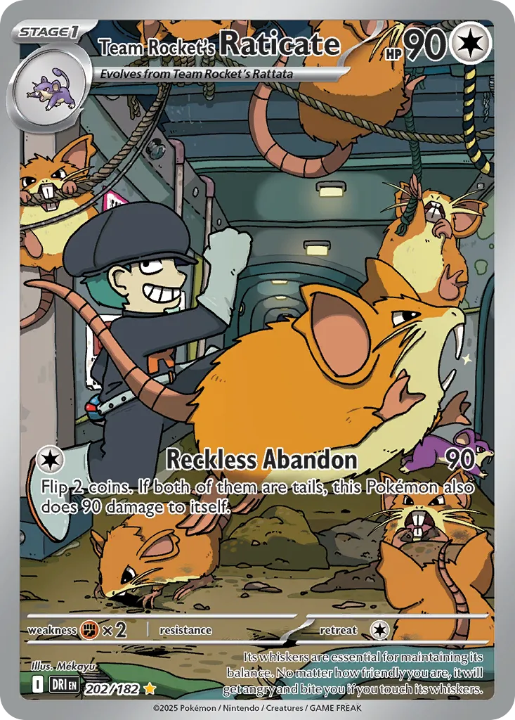 Team Rocket's Raticate #202, Destined Rivals