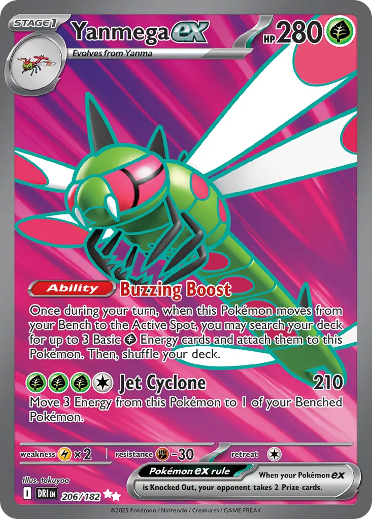 Yanmega ex #206, Destined Rivals