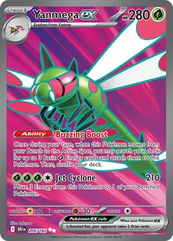 Yanmega ex #206, Standard