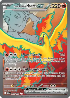 Team Rocket's Moltres ex #208, Standard