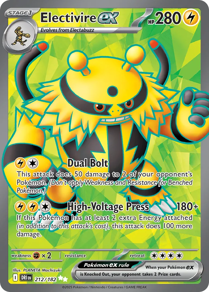 Electivire ex #212, Destined Rivals