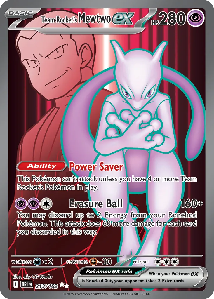 Team Rocket's Mewtwo ex #213, Destined Rivals