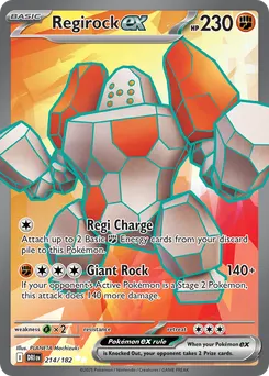 Regirock ex #214, Standard