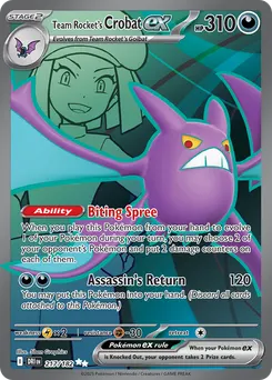 Team Rocket's Crobat ex #217, Standard